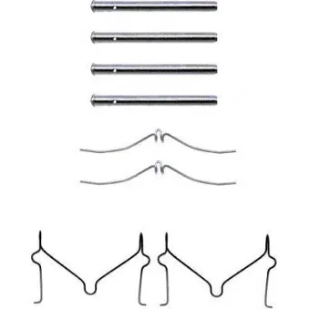 Kit d'accessoires, plaquette de frein à disque TEXTAR 82029600