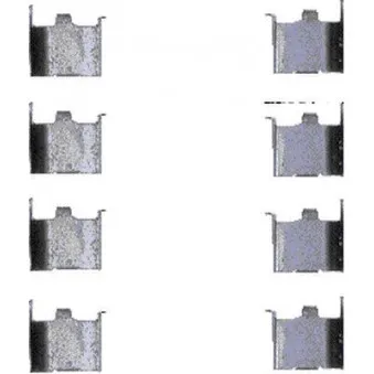 Kit d'accessoires, plaquette de frein à disque TEXTAR 82029900