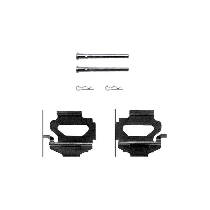 Kit d'accessoires, plaquette de frein à disque TEXTAR 82030100
