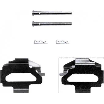 Kit d'accessoires, plaquette de frein à disque TEXTAR 82030200
