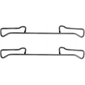 Kit d'accessoires, étrier de frein TEXTAR 82030600