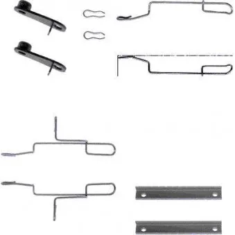 Kit d'accessoires, plaquette de frein à disque TEXTAR 82032200