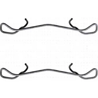 Kit d'accessoires, étrier de frein TEXTAR 82032300