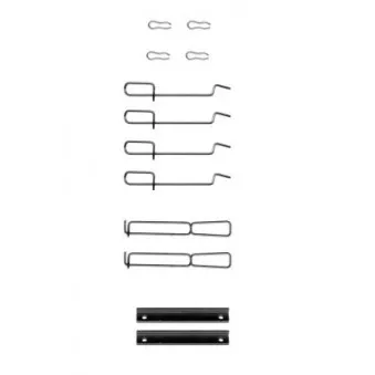 Kit d'accessoires, plaquette de frein à disque TEXTAR 82033200