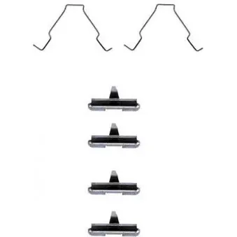 Kit d'accessoires, plaquette de frein à disque TEXTAR 82033500