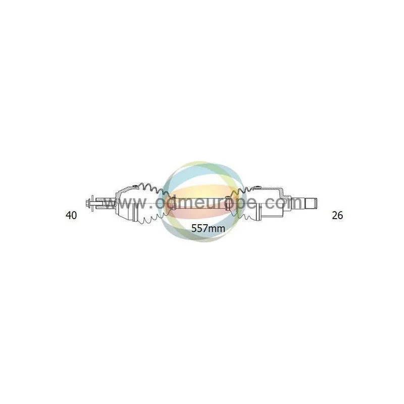 Arbre de transmission ODM-MULTIPARTS 18-151420