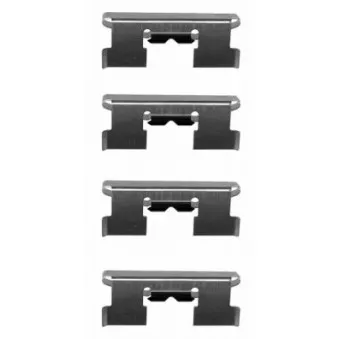 Kit d'accessoires, plaquette de frein à disque TEXTAR 82044500