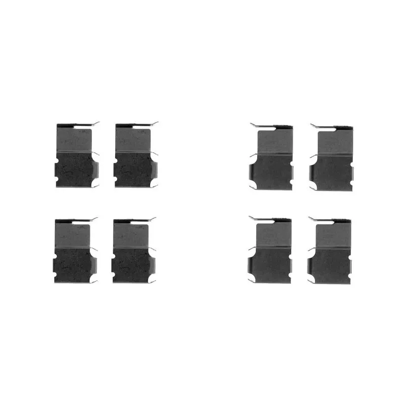Kit d'accessoires, plaquette de frein à disque TEXTAR 82047400