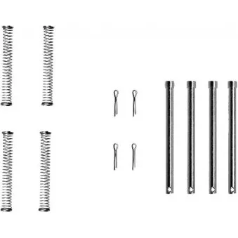 Kit d'accessoires, plaquette de frein à disque TEXTAR 82049900