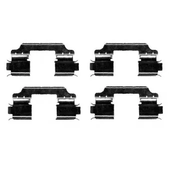 Kit d'accessoires, plaquette de frein à disque TEXTAR 82055900