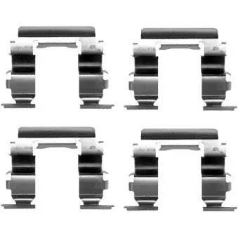 Kit d'accessoires, plaquette de frein à disque TEXTAR 82057000