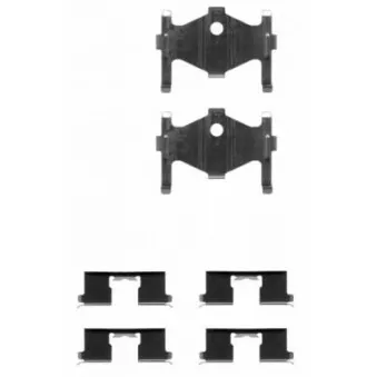Kit d'accessoires, plaquette de frein à disque TEXTAR 82057200