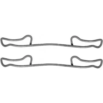 Kit d'accessoires, étrier de frein TEXTAR 82057400