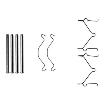 Kit d'accessoires, plaquette de frein à disque TEXTAR 82058200