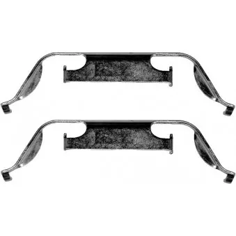 Kit d'accessoires, étrier de frein TEXTAR 82059100