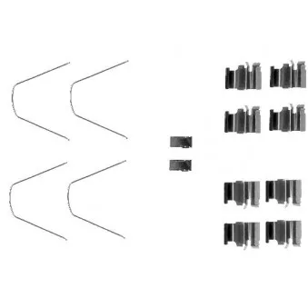 Kit d'accessoires, plaquette de frein à disque TEXTAR 82062000