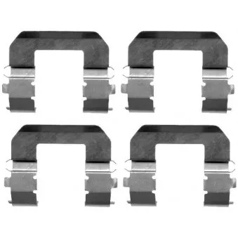 Kit d'accessoires, plaquette de frein à disque TEXTAR 82071600