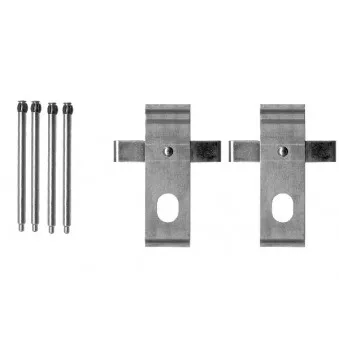 Kit d'accessoires, plaquette de frein à disque TEXTAR 82071700