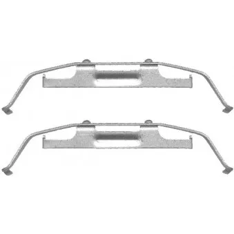 Kit d'accessoires, étrier de frein TEXTAR 82071900