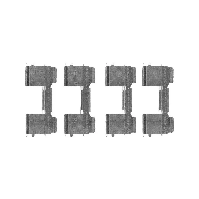 Kit d'accessoires, plaquette de frein à disque TEXTAR 82073400