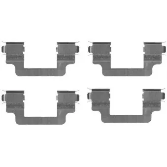 Kit d'accessoires, plaquette de frein à disque TEXTAR 82073500