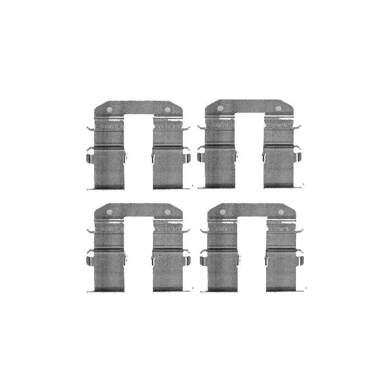 Kit d'accessoires, plaquette de frein à disque TEXTAR 82074000