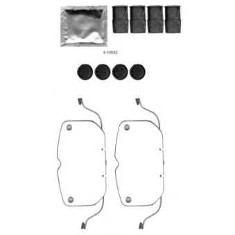 Kit d'accessoires, étrier de frein TEXTAR 82074800