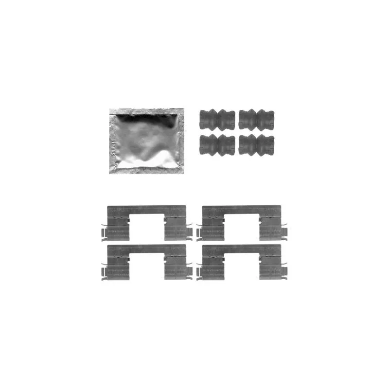 Kit d'accessoires, plaquette de frein à disque TEXTAR 82074900