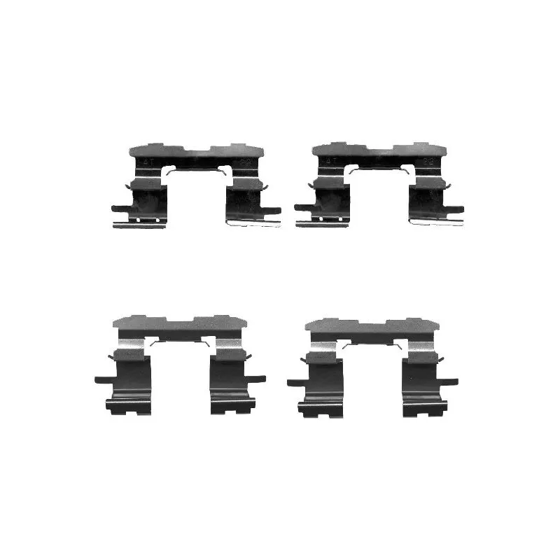 Kit d'accessoires, plaquette de frein à disque TEXTAR 82075300