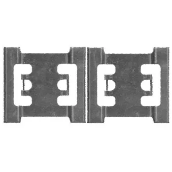 Kit d'accessoires, plaquette de frein à disque TEXTAR 82076300
