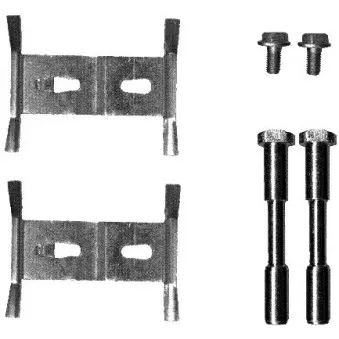 Kit d'accessoires, plaquette de frein à disque TEXTAR 82076500