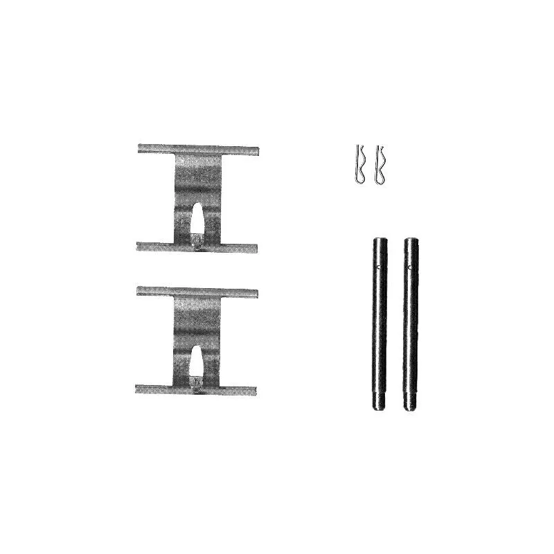 Kit d'accessoires, plaquette de frein à disque TEXTAR 82076600
