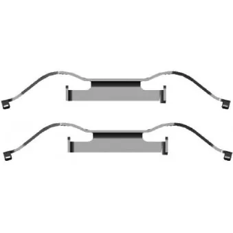 Kit d'accessoires, étrier de frein TEXTAR 82077000