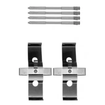 Kit d'accessoires, plaquette de frein à disque TEXTAR 82077400