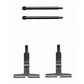 Kit d'accessoires, plaquette de frein à disque TEXTAR 82500000