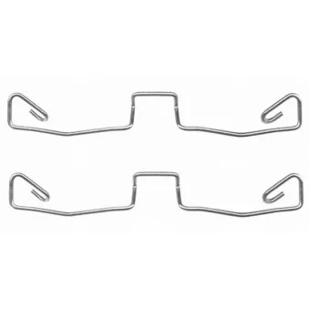 Kit d'accessoires, étrier de frein TEXTAR 82500400