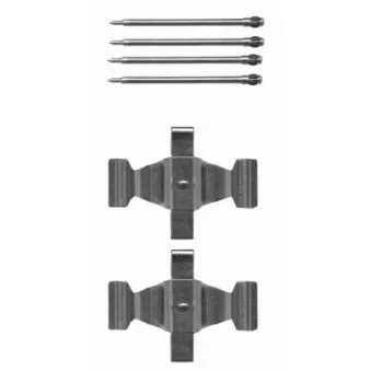 Kit d'accessoires, plaquette de frein à disque TEXTAR 82500600