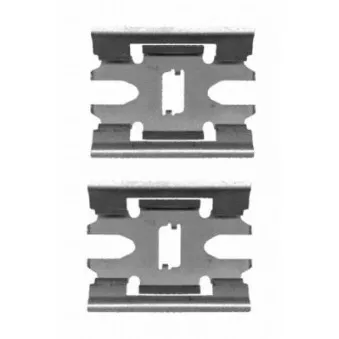 Kit d'accessoires, plaquette de frein à disque TEXTAR 82501400