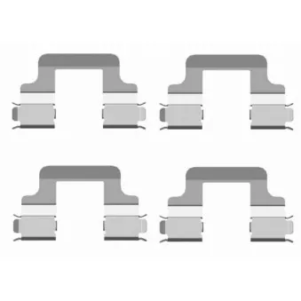 Kit d'accessoires, plaquette de frein à disque TEXTAR 82502000