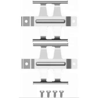 Kit d'accessoires, plaquette de frein à disque TEXTAR 82502200