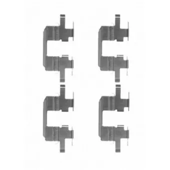 Kit d'accessoires, plaquette de frein à disque TEXTAR 82502600
