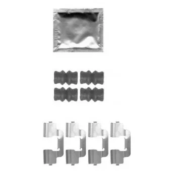 Kit d'accessoires, plaquette de frein à disque TEXTAR 82504400