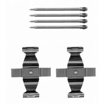 Kit d'accessoires, plaquette de frein à disque TEXTAR 82504700