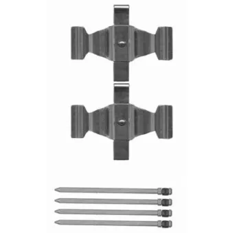 Kit d'accessoires, plaquette de frein à disque TEXTAR 82504800