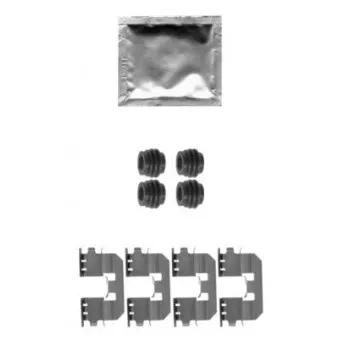 Kit d'accessoires, plaquette de frein à disque TEXTAR 82505000