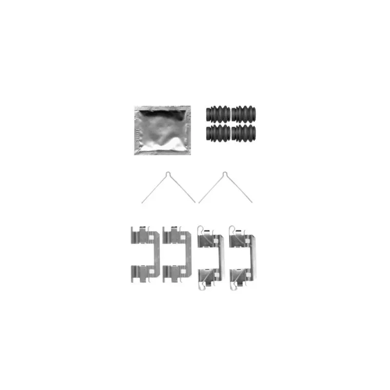 Kit d'accessoires, plaquette de frein à disque TEXTAR 82505100