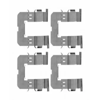 Kit d'accessoires, plaquette de frein à disque TEXTAR 82505300
