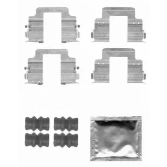 Kit d'accessoires, plaquette de frein à disque TEXTAR 82505500