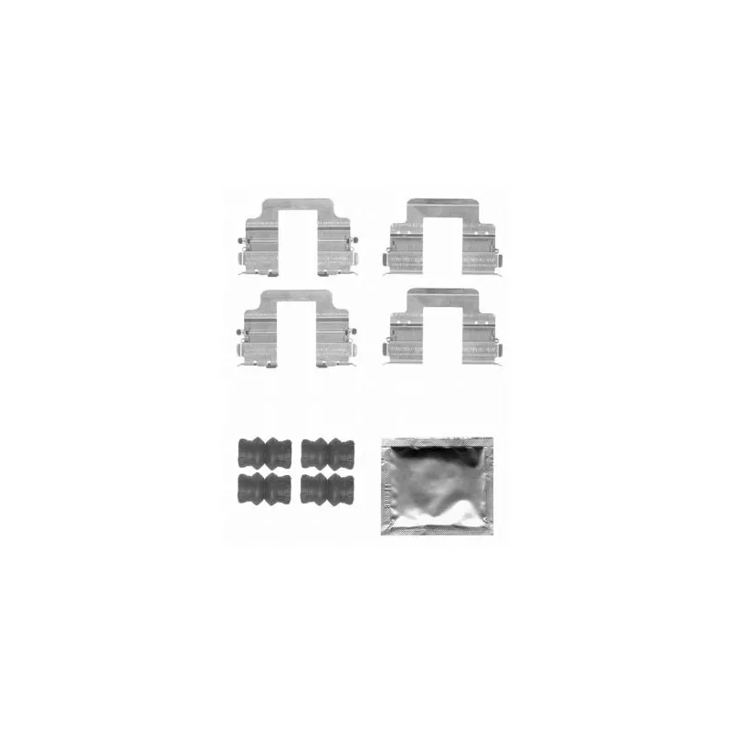 Kit d'accessoires, plaquette de frein à disque TEXTAR 82505500