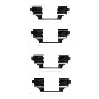 Kit d'accessoires, plaquette de frein à disque TEXTAR 82506000